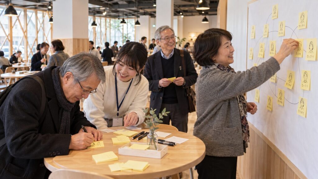 交流会「ここにわ」のイメージ