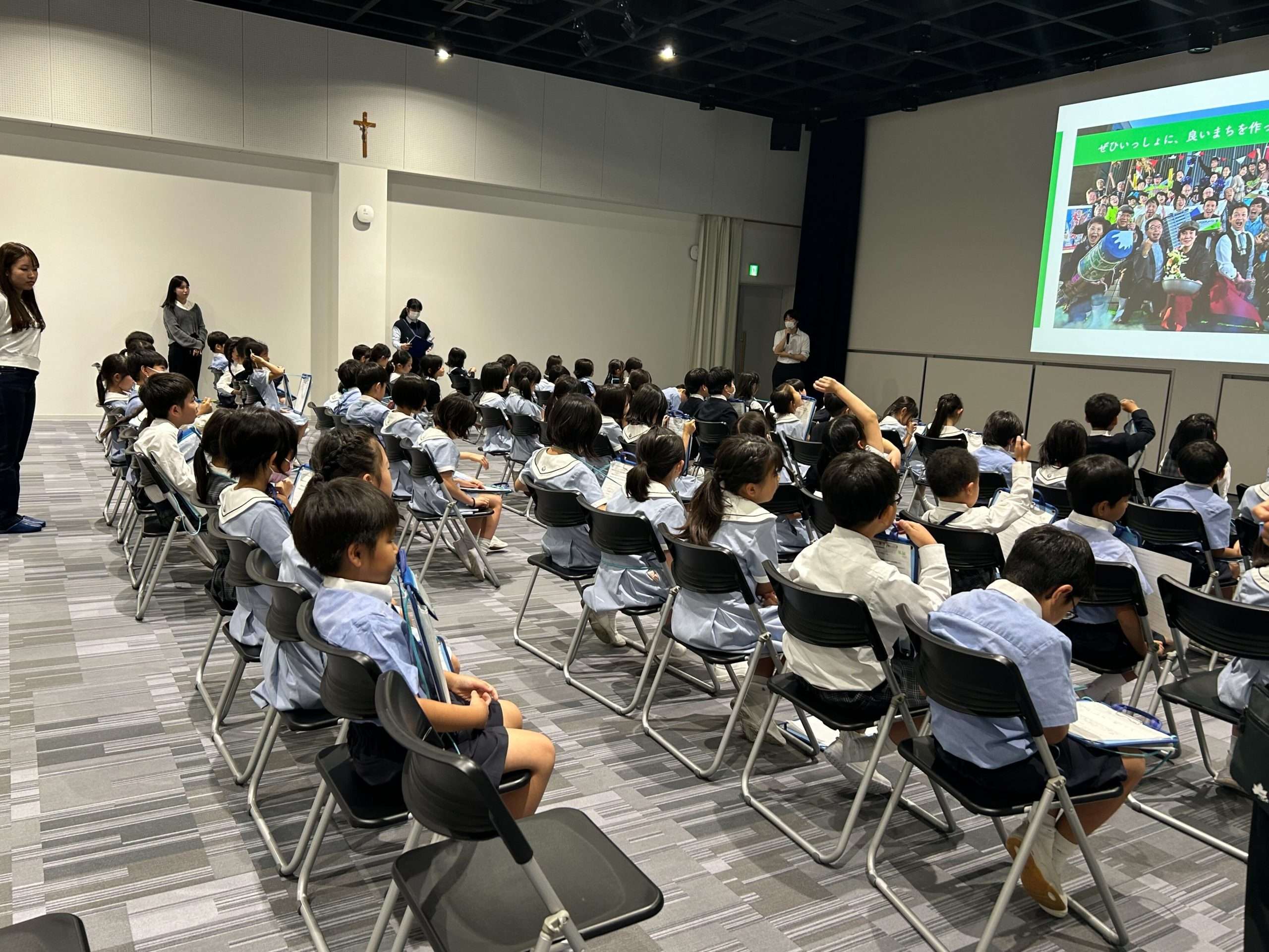 静岡サレジオ小学校でまちづくり講座を実施しました